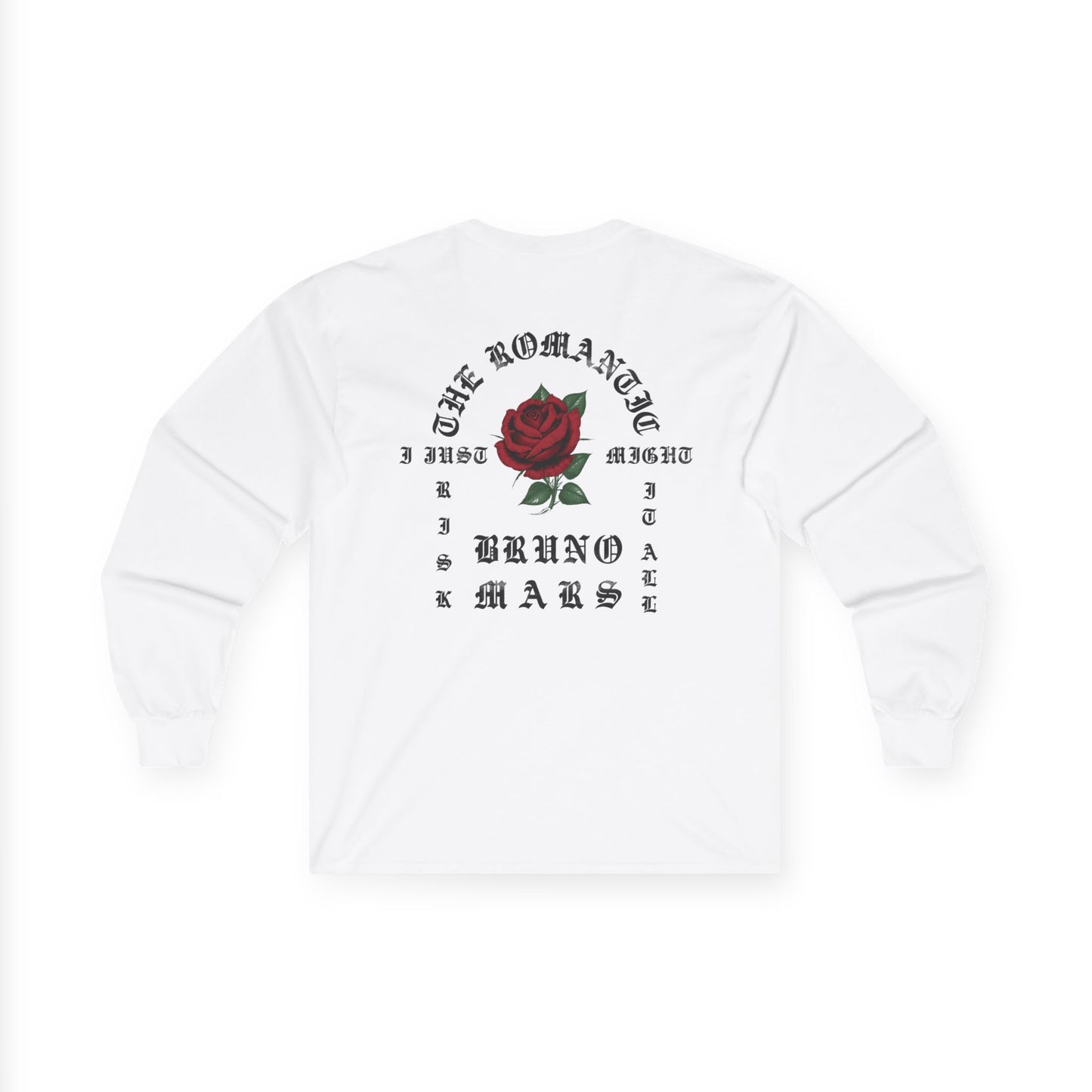 BRUNO MARS TOUR MERCH - LAS VEGAS "THE ROMANTIC" TOUR LONG SLEEVE