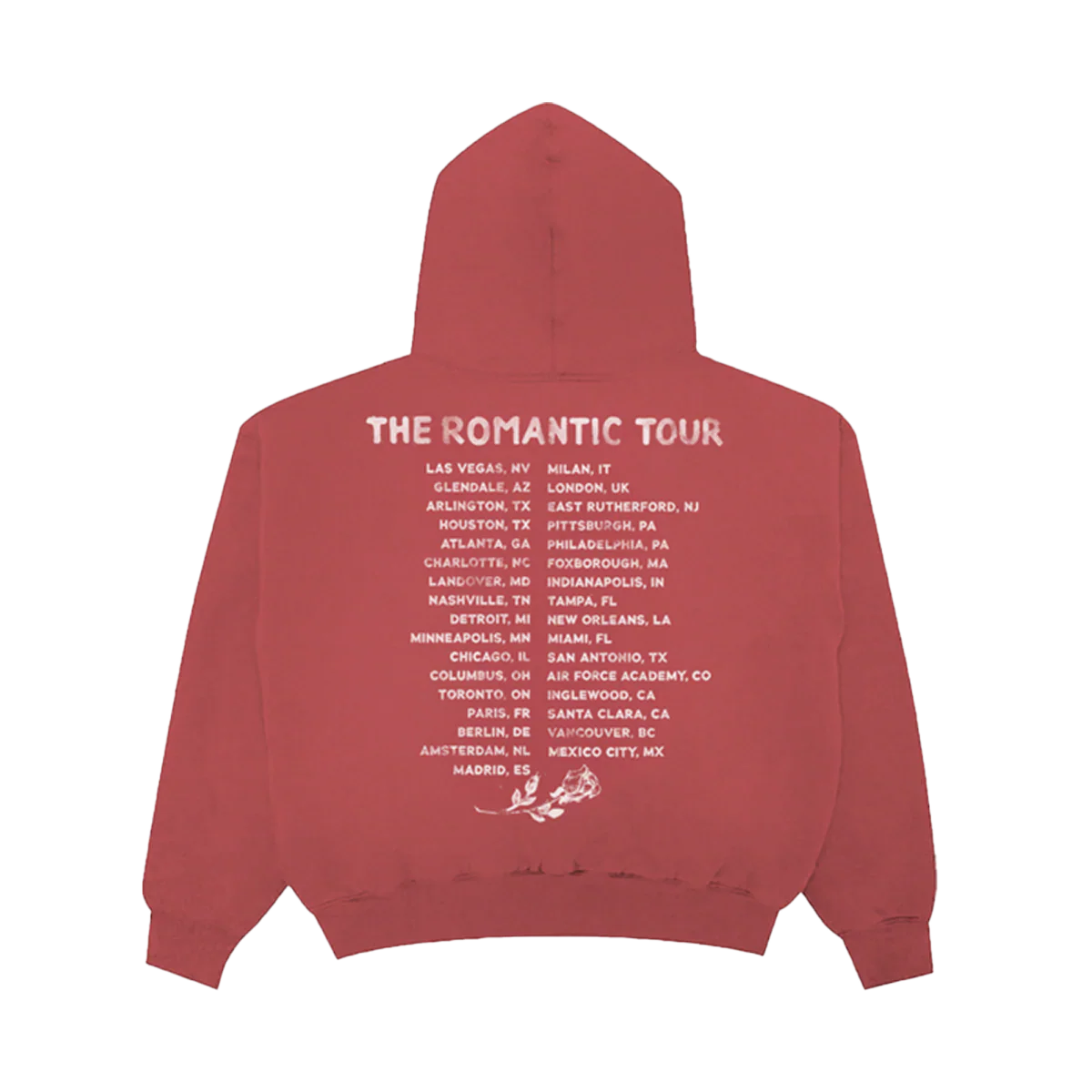 BRUNO MARS TOUR MERCH - THE ROMANTIC TOUR HOODIE