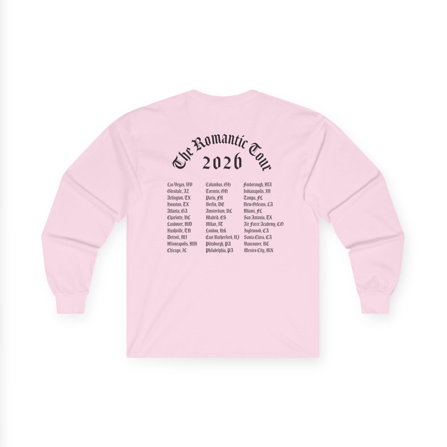 BRUNO MARS TOUR MERCH - BRUNO MARS X HELLO KITTY BLOSSOM TOUR LONG SLEEVE VIP