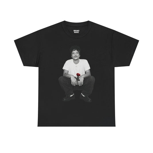 BRUNO MARS TOUR MERCH - THE ROMANTIC ROSE TOUR DATES TEE