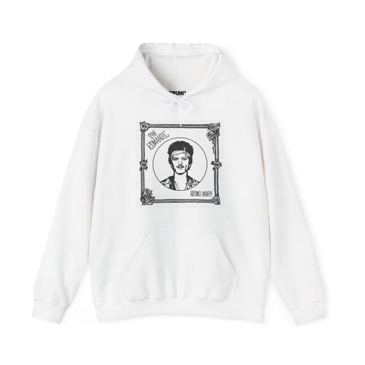 BRUNO MARS TOUR MERCH - THE ROMANTIC WHITE TOUR DATES HOODIE