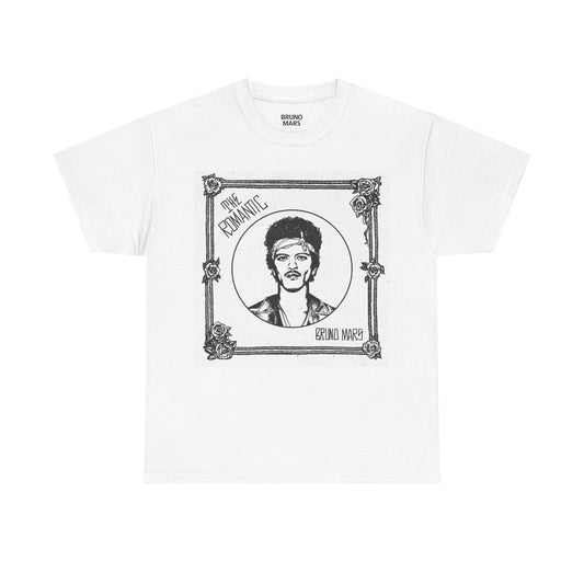 BRUNO MARS TOUR MERCH - THE ROMANTIC WHITE TEE