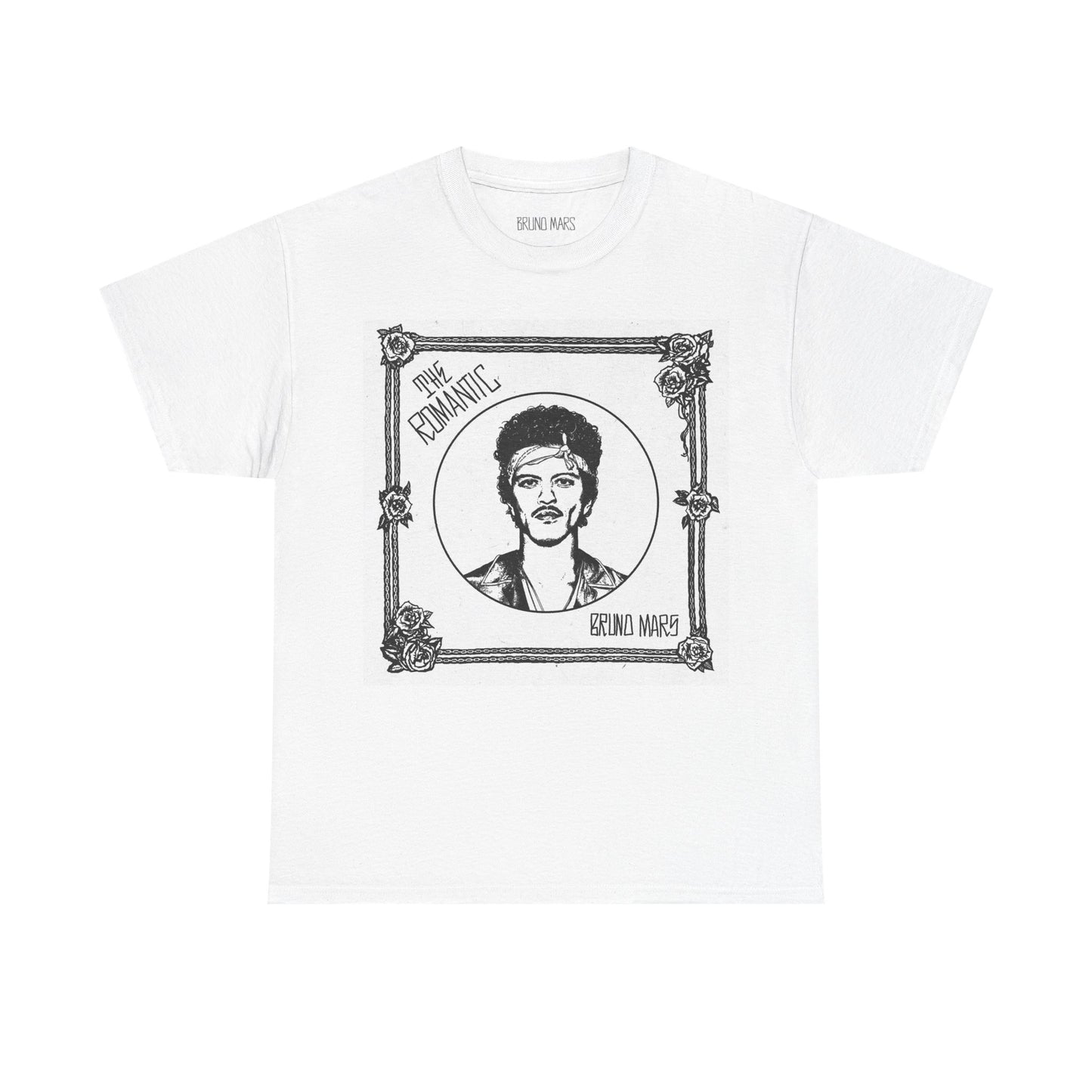 BRUNO MARS TOUR MERCH - THE ROMANTIC TOUR DATE  TEE