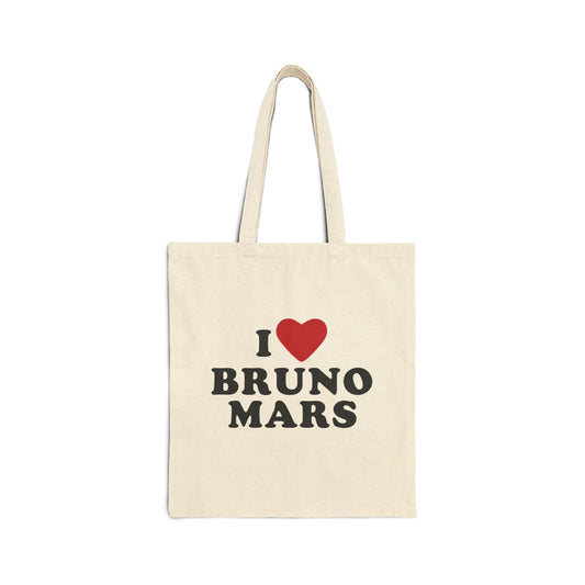 BRUNO MARS TOUR MERCH - I HEART BRUNO MARS TOTE