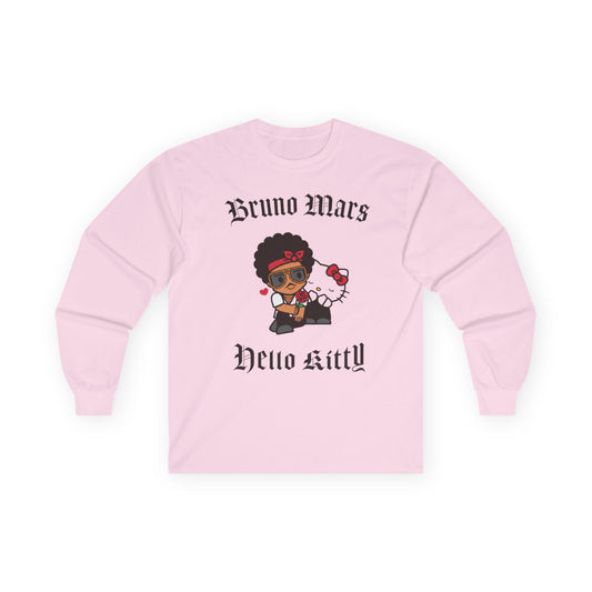 BRUNO MARS TOUR MERCH - BRUNO MARS X HELLO KITTY BLOSSOM TOUR LONG SLEEVE