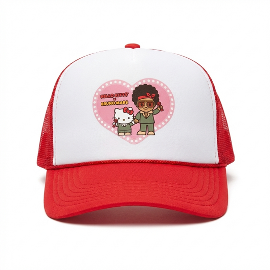 BRUNO MARS TOUR MERCH - BRUNO MARS X HELLO KITTY HAT