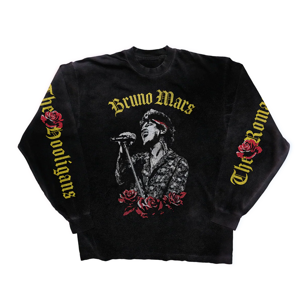 BRUNO MARS TOUR MERCH - THE ROMANTIC TOUR LONGSLEEVE TEE